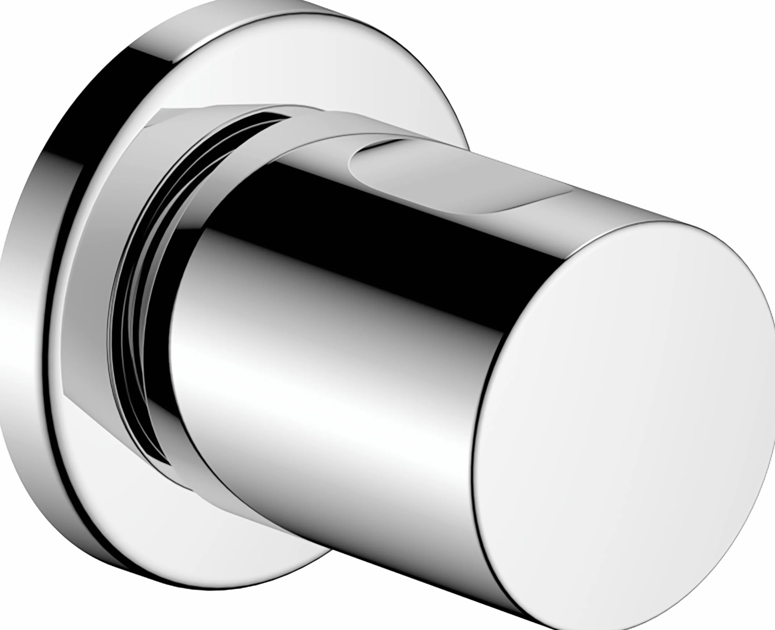 hansgrohe Zesis S - Valvola d'arresto ad incasso, Corpo incasso e estensione (25 mm) coordinati disponibili separatamente, cromo, 74997000