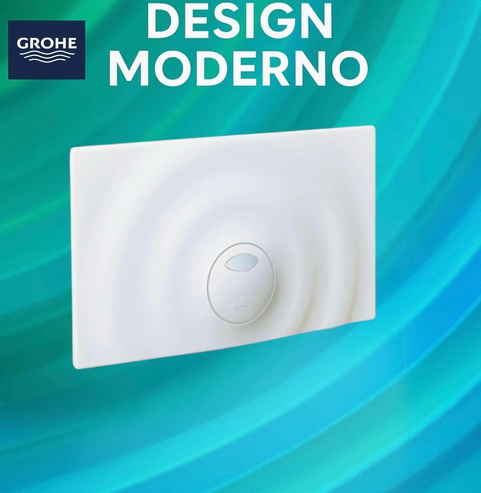 Grohe Piastra Di Azionamento (Placca) Surf Bianca 37859Sh0 Effetto Onda
