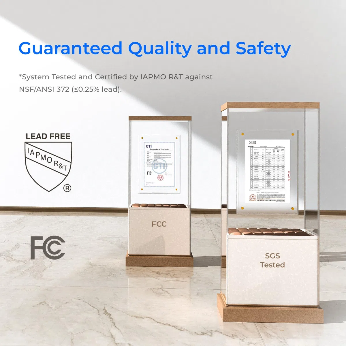 Waterdrop WD-C1RF Filtro, Sostituzione per WD-C1H Controsoffitto CoreRO System, Durata 12 Mesi