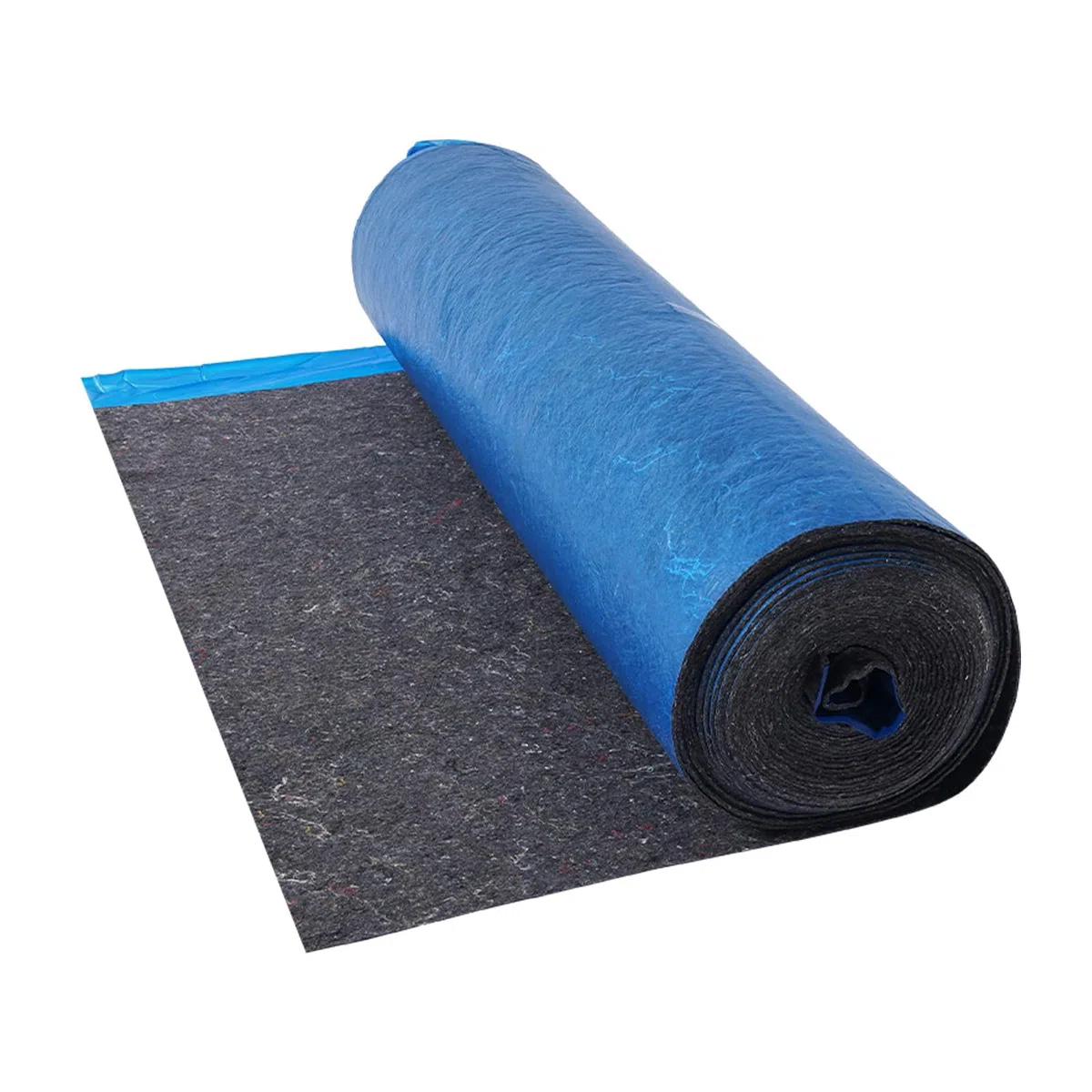 VEVOR Sottopavimento 9,3 m² Un Rotolo, Imbottitura per Pavimenti in Laminato con Barriera al Vapore Integrata, Fibra ad Alta Resistenza e Pellicola in PE, Isolamento Acustico, per Laminato Legno