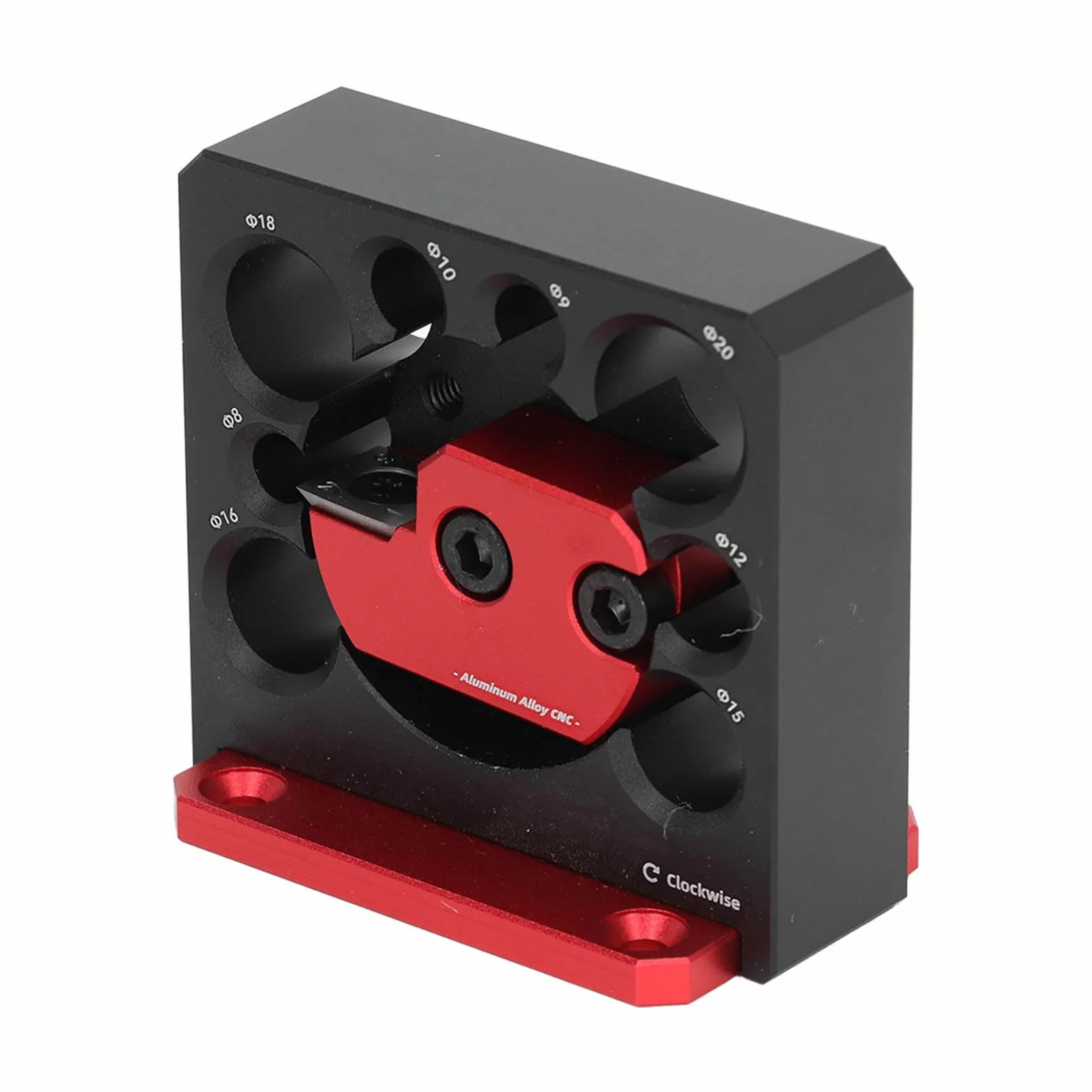 Maschere per Tasselli, 8-20 Mm Regolabili 8 Fori Trapano Elettrico Inserti in Metallo Duro Piastra per Tasselli Piastra per Tasselli Aste di Legno Bastoncini Strumento Ausiliario