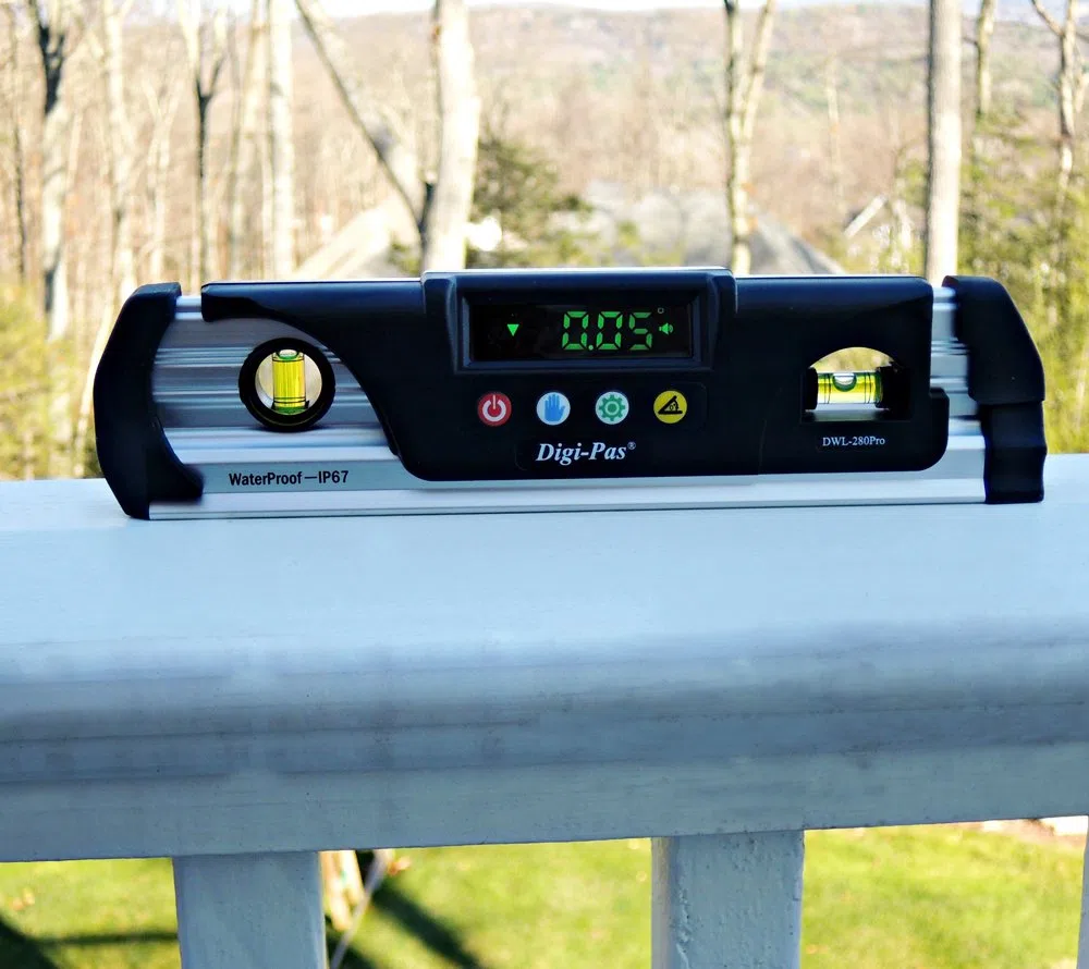 Digi-Pas DWL280PRO Livella Elettronica digitale Inclinometro(Certificato IP67)