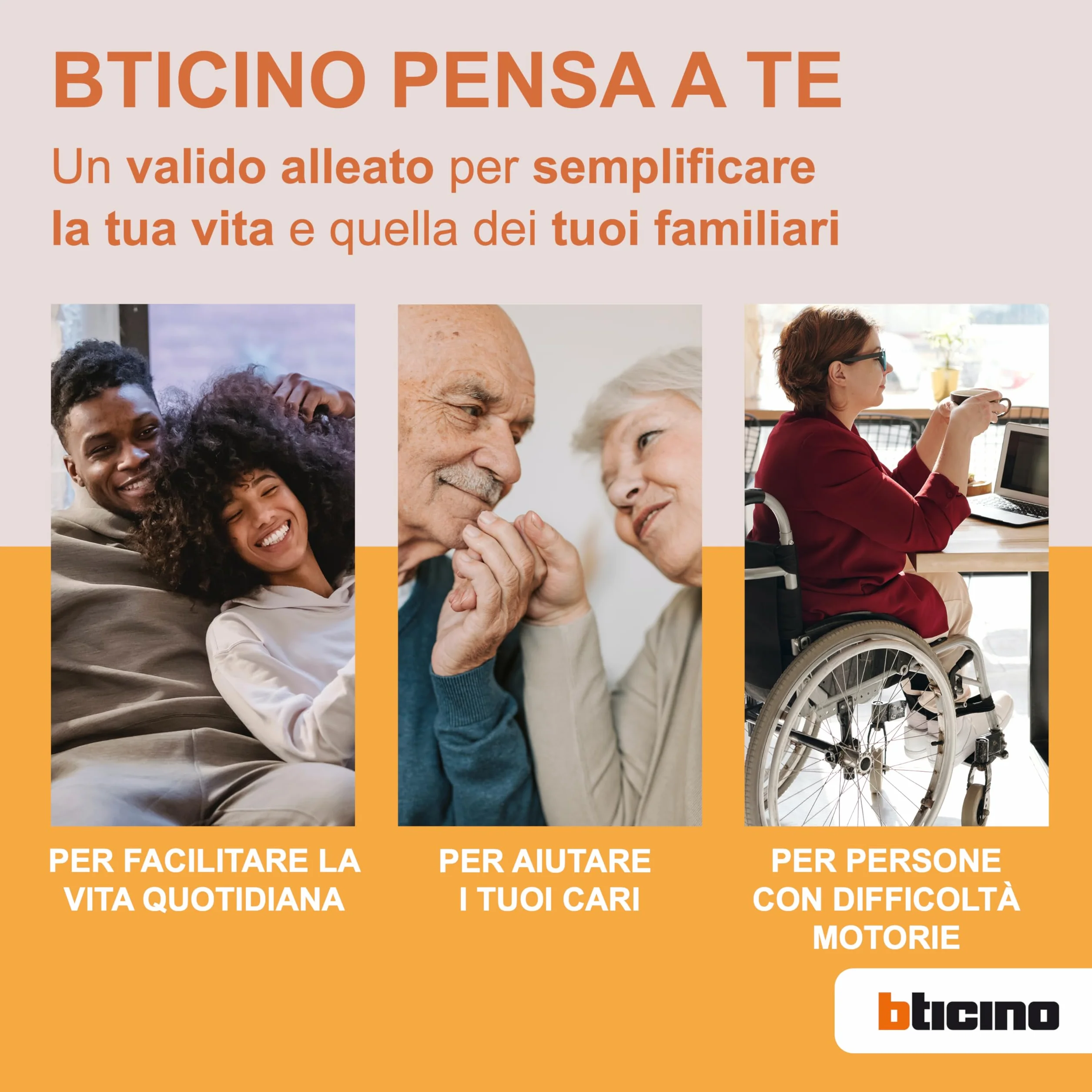 BTicino SHC4037F Axolute 2 Pulsanti NO Interbloccati, Grigio Tech
