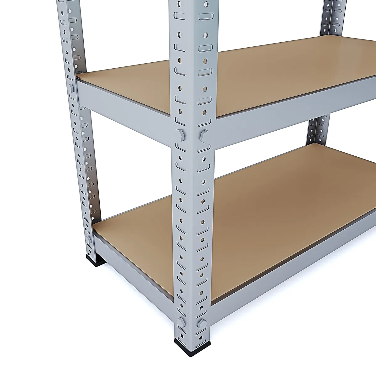 Bricozone Set 5 Scaffali Metallici con Ripiani in MDF 180 x 90 x 40 cm Portata 875 kg
