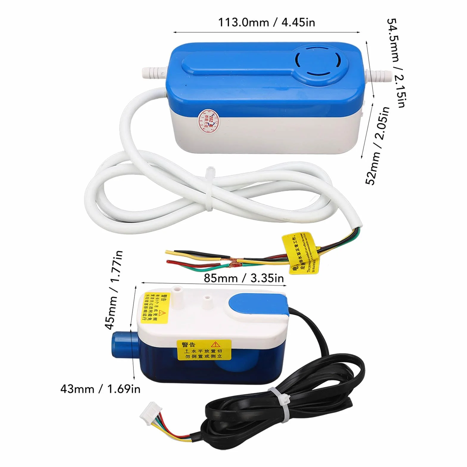 Pompa condensa, AC110 a 240V 24L/h Pompa condensa silenziosa HVAC Pompa condensa automatica mini split portatile per HVAC, condizionatore d'aria, deumidificatore