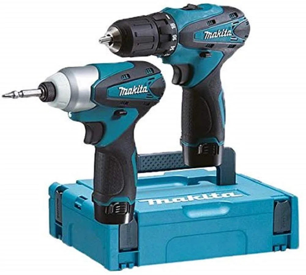 ENSEMBLE DE 2 MACHINES MAKITA 10,8 V LI-ION 1,3 AH (DF330D + TD090D) - LCT204J
