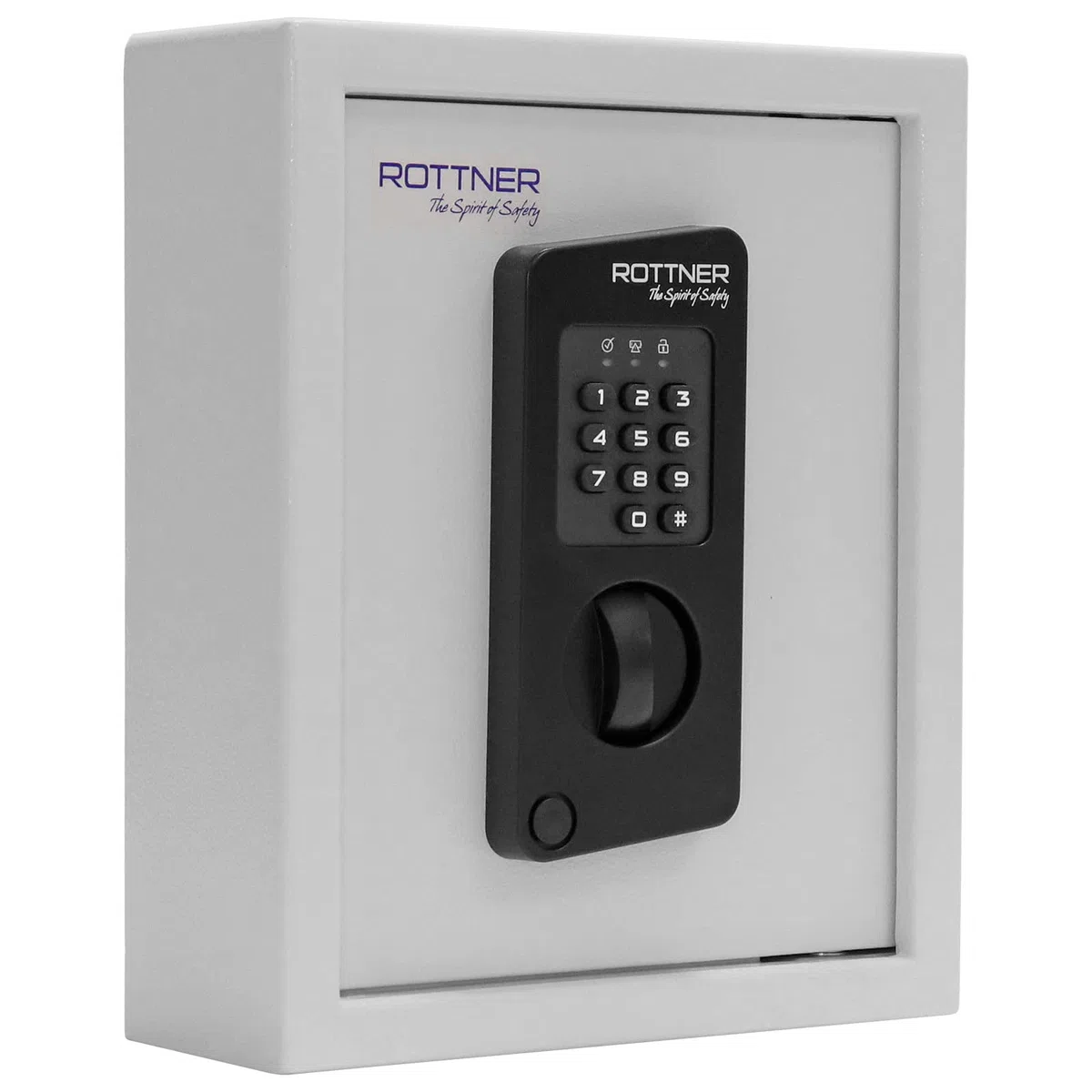 Rottner cassaforte per chiavi Keytronic 20 con serratura elettronica, grigio, 20 portachiavi inclusi gratis