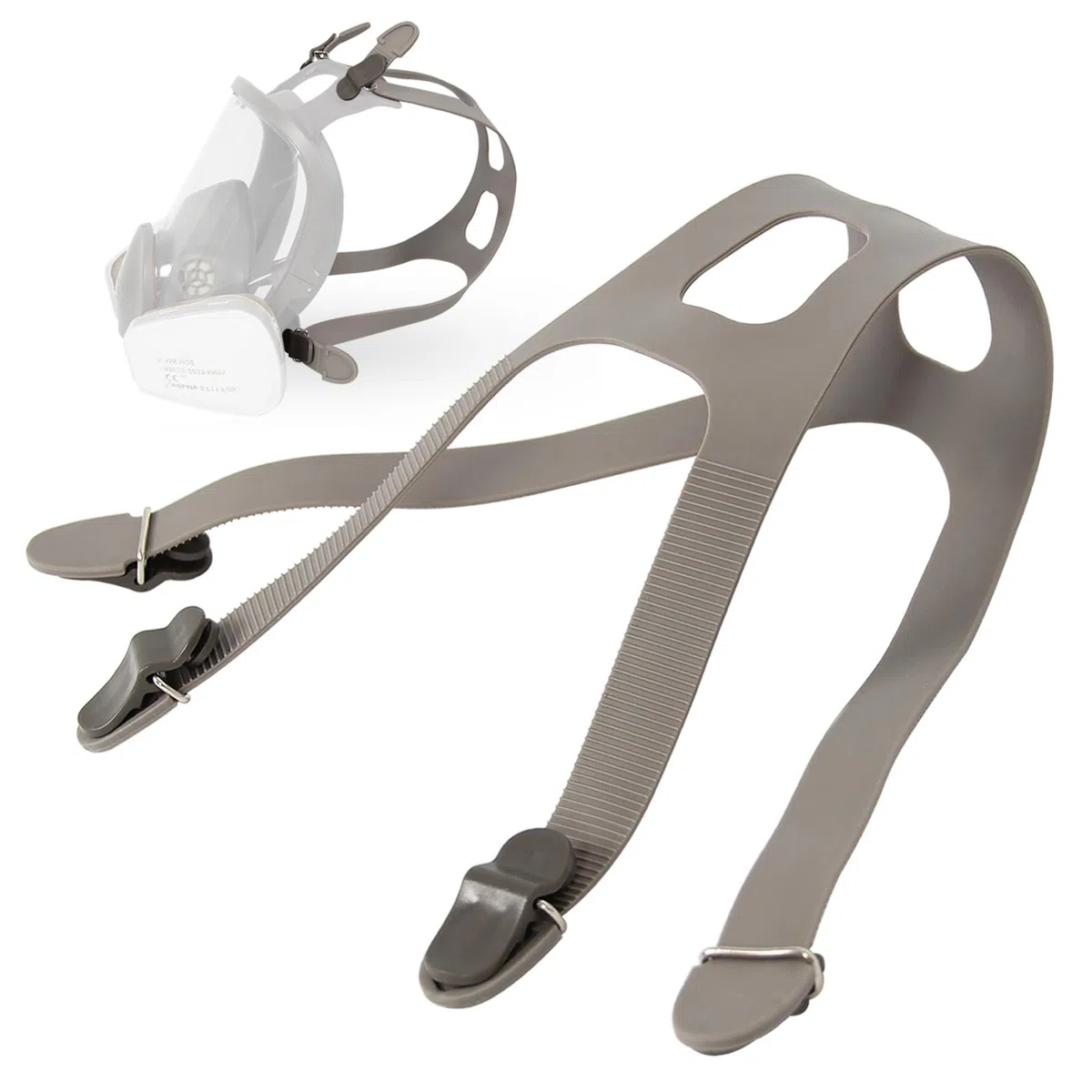 Imbracatura per la Testa Compatibile con 3M 6000 Serie 6700, 6800, 6900, Trudsafe 6900, Imbracatura di Ricambio per Maschera Respiratoria Integrale