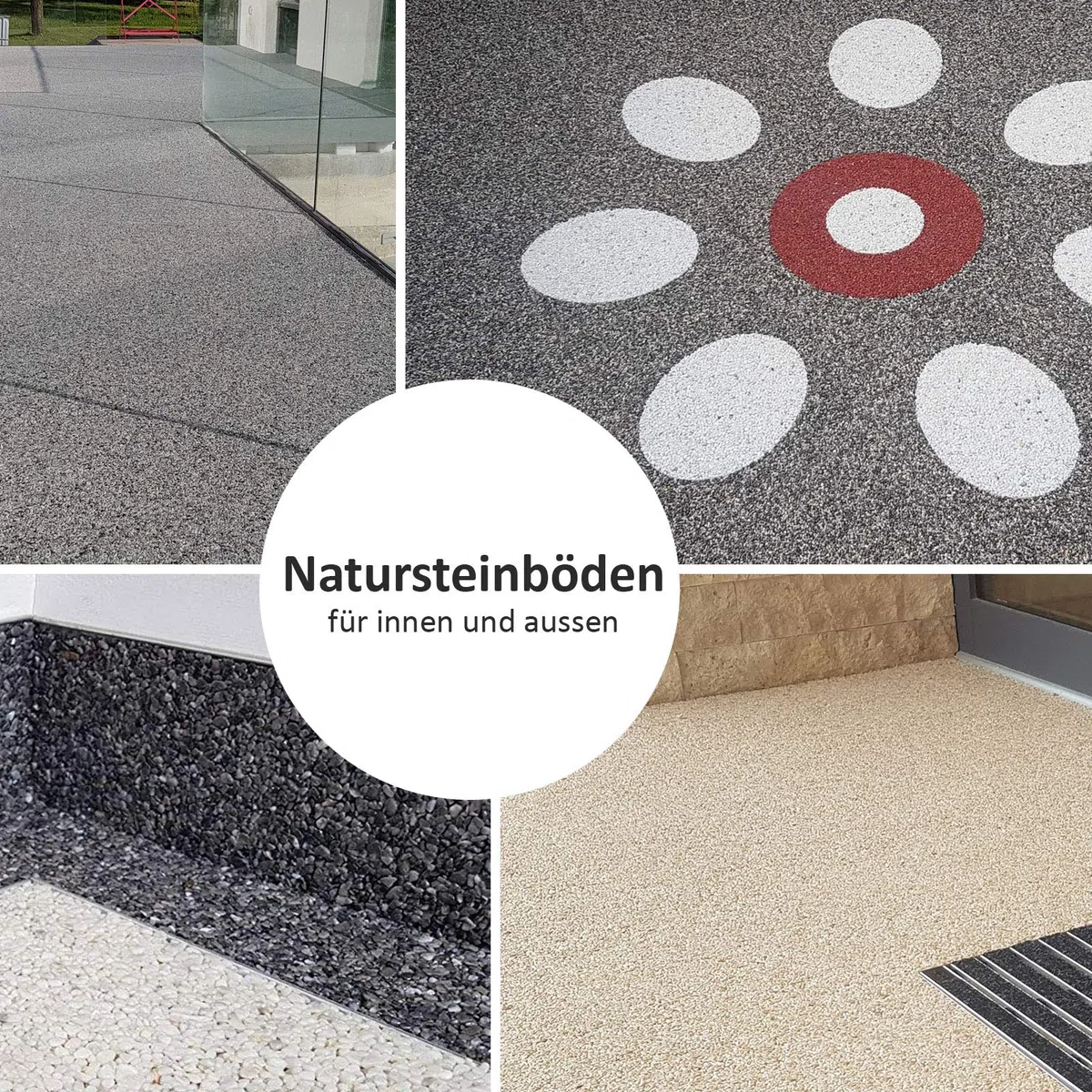 BEFA-78 - Set di tappeti in pietra fino a 2,5 m², 25 kg di ghiaia di marmo, blu ghiaccio + 1,5 kg, rivestimento per pavimenti in resina epossidica per pietra naturale, cemento, ecc