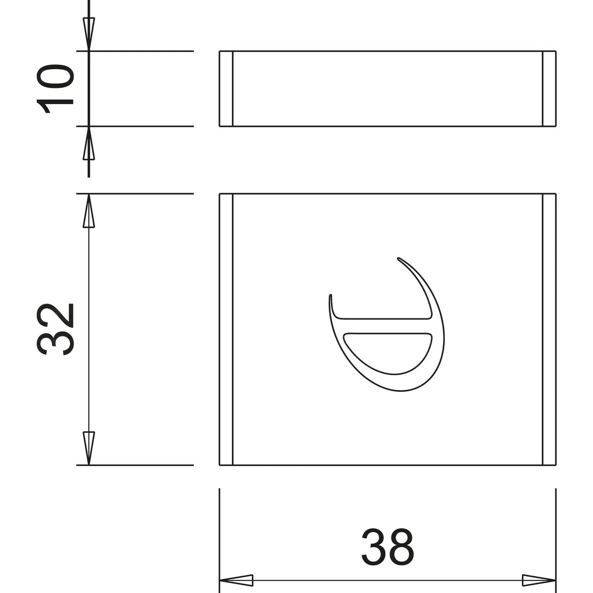 DOMUS LINE Interruttore per porta a infrarossi Dotti-IR con sensore a 2 funzioni, 12/24 V/DC, 36/72 W