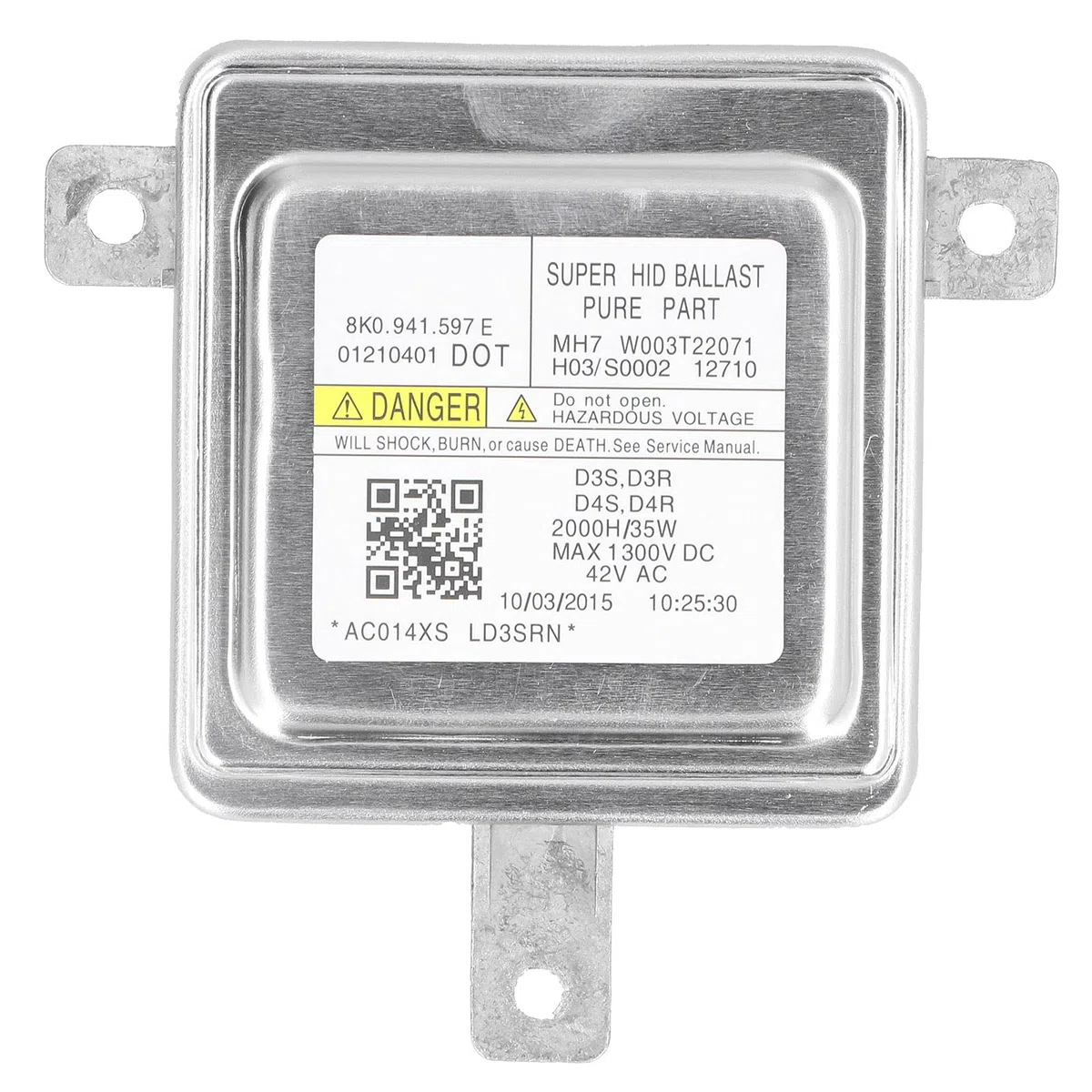 Ballast per Fari, Xenon Ballast Centralina, 8K0941597E Modulo Regolatore di Tensione per Ballast D3S/D4S Adatto per