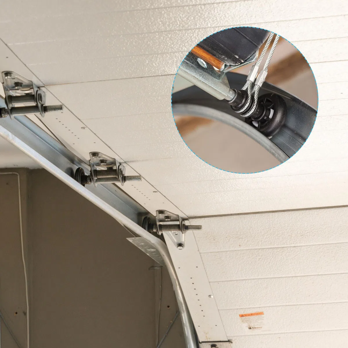 QUARKZMAN 10pz Rulli per Porte Garage in Nylon da 1.8" per Binario da 2" - Asta da 4.25" - Ruote Silenziose per Porte Garage - Cuscinetto di Precisione 6200zz a 8 Sfere - Bianco