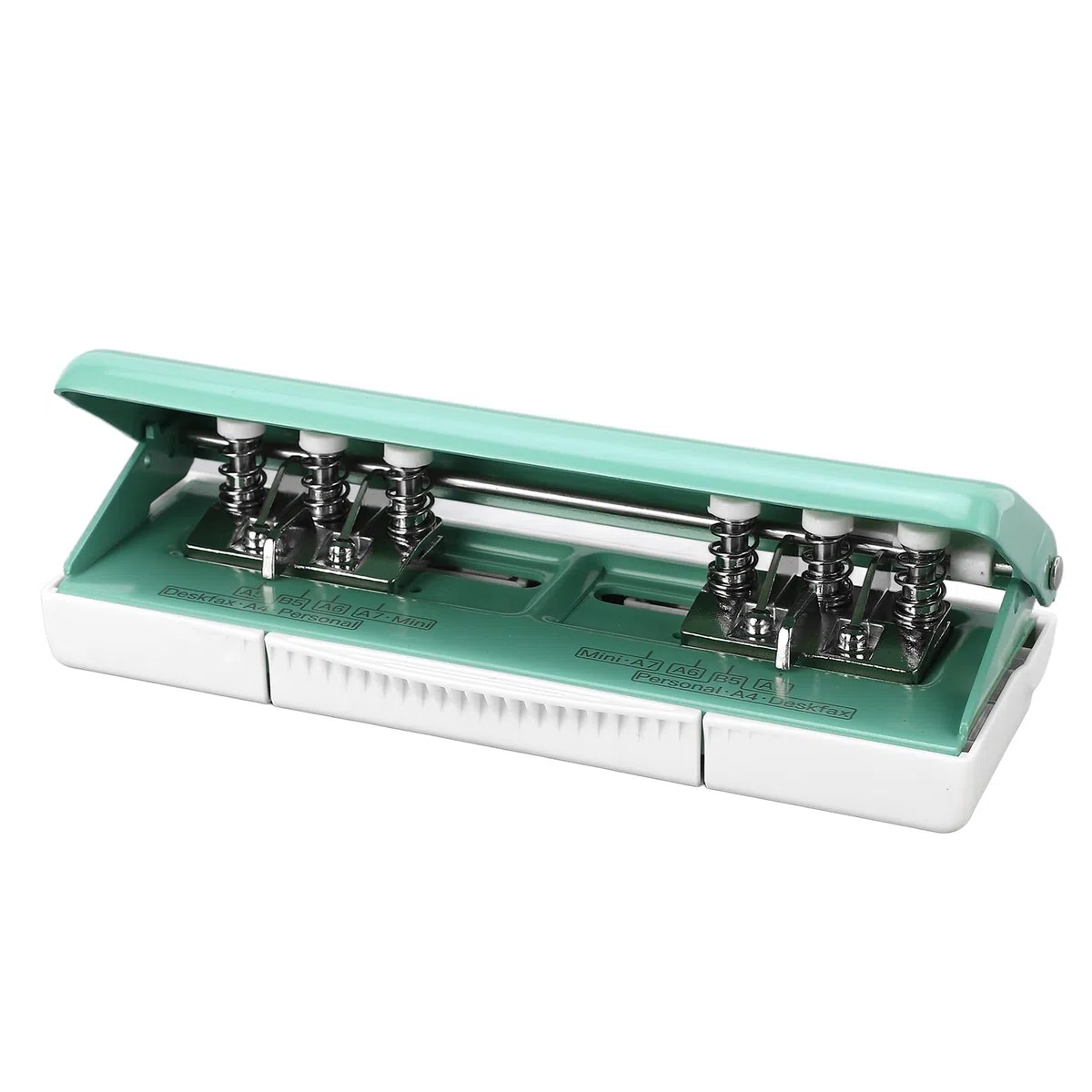 Goshyda Perforatrice Regolabile a 6 Fori, Perforatrice per Carta a 6 Fori per Raccoglitori di Pianificatori, per Rilegare A4 A5 B5 A6 A7, con capacità di 10 Fogli