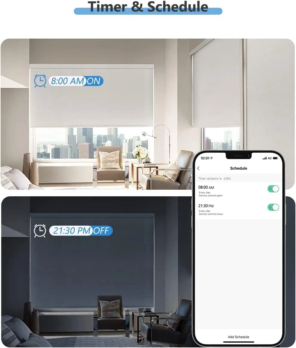 [Funzione Percentuale]Interruttore Tapparelle WiFi, Modulo Comando Smart per Tapparelle Elettriche, Controllo App Smart Life, Comando Vocale (10)