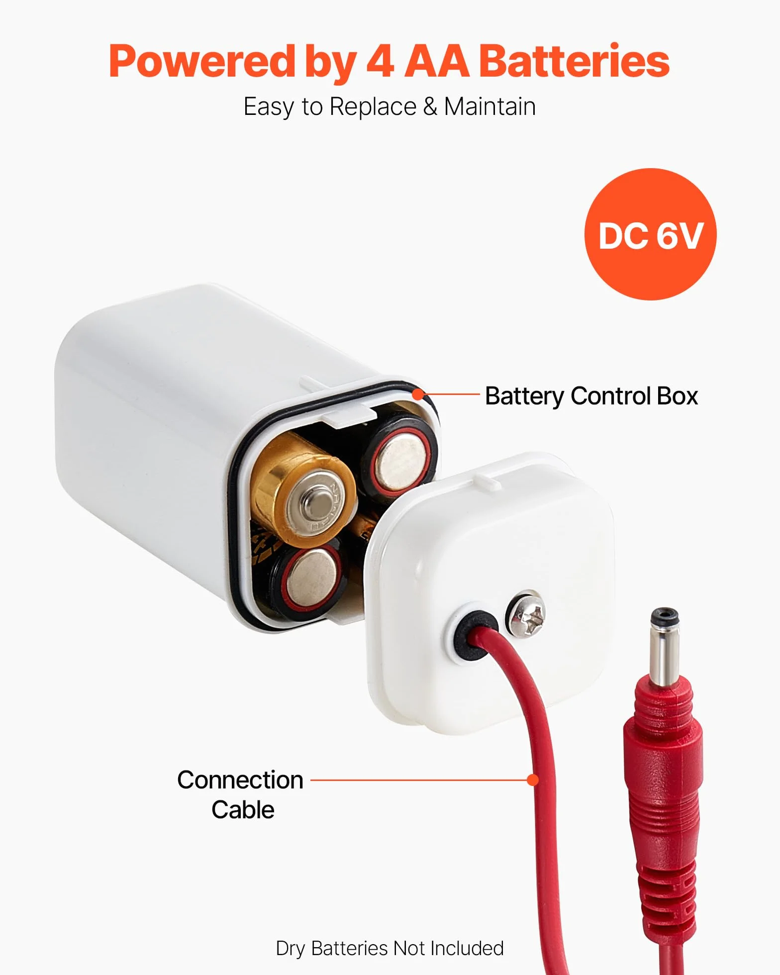 VEVOR Rubinetto per Lavabo Senza Contatto, Rubinetto Automatico con Sensore a Batteria per Bagno Miscelatore Maniglia Singola Regolabile a Mani Libere, Acqua Fredda e Calda, Argento Cromato