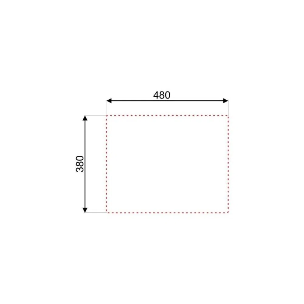Lavello incasso monovasca acciaio inox N205AS 40x50