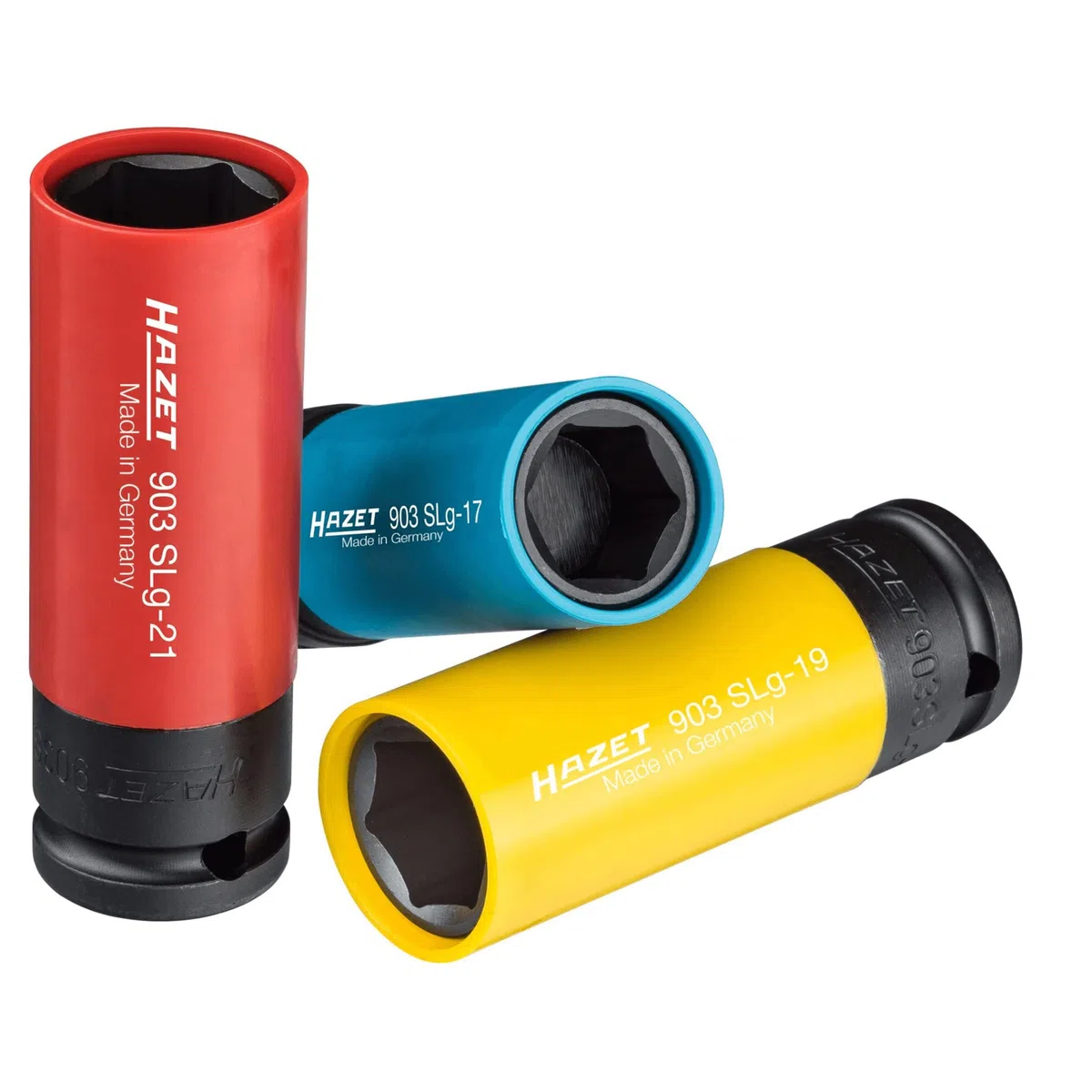 Hazet 903Spc/3 Inserto Chiave A Bussola Per Avvitatori Ad Impulso Esagonale, Multicolore, Attacco Quadro, Cavo, 12.5 mm 1/2 di Pollice