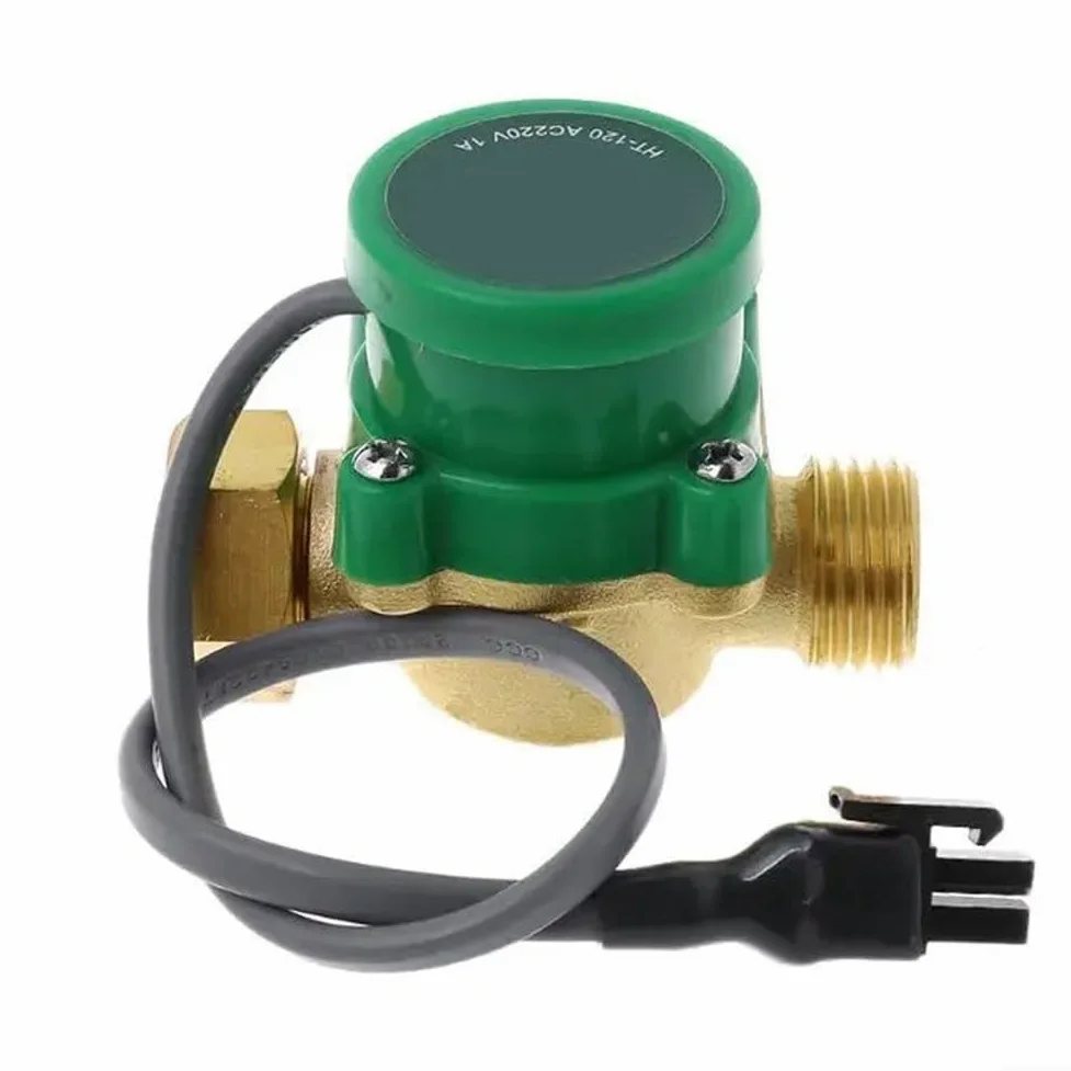Pompa di circolazione dell'acqua per riscaldamento centralizzato, pompa di circolazione dell'acqua calda e fredda di facile installazione, materiale in ottone, flusso booster 1 5A