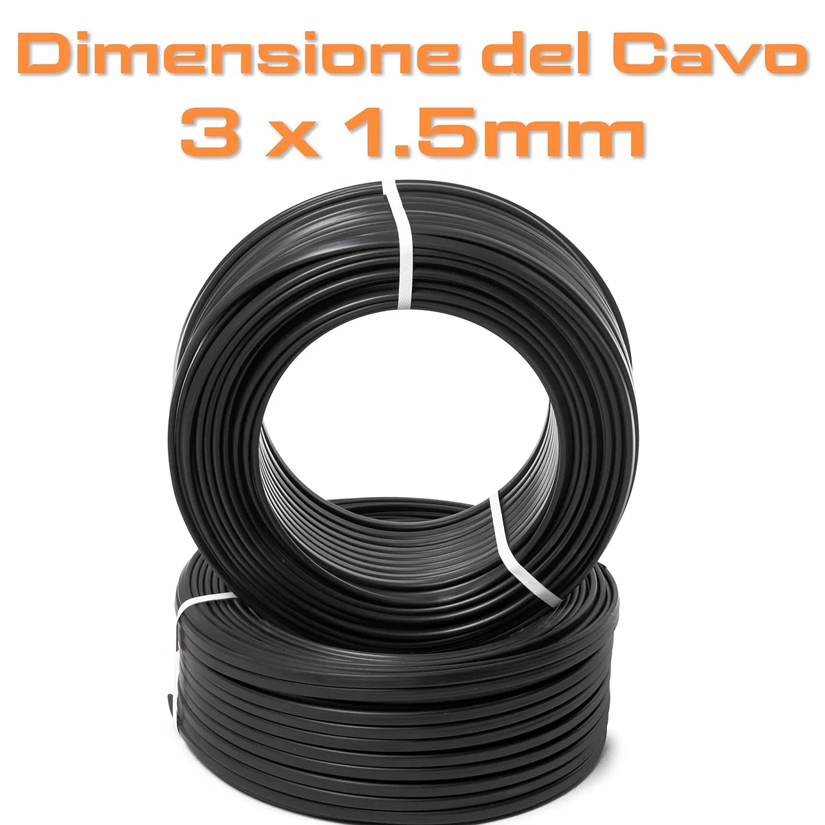 Prolunga Adattatore 10 metri con Spina Cee e Presa Standard Tedesco - Cavo 3G1.5 - Protezione IP44 - Camper Campeggio Cantiere Giardino (10 metri)