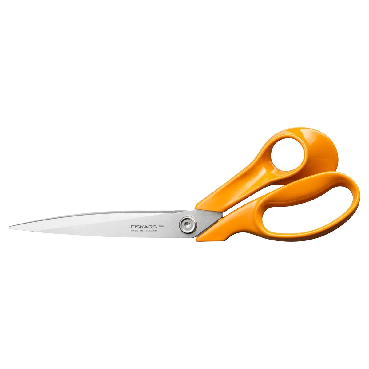 Fiskars Classic, Per Destrimani, Lunghezza Totale: 27,5 cm, Vite Torx Migliorata e Impugnatura più Ergonomica, Acciaio/Plastica di Qualità, Arancione, 1075056
