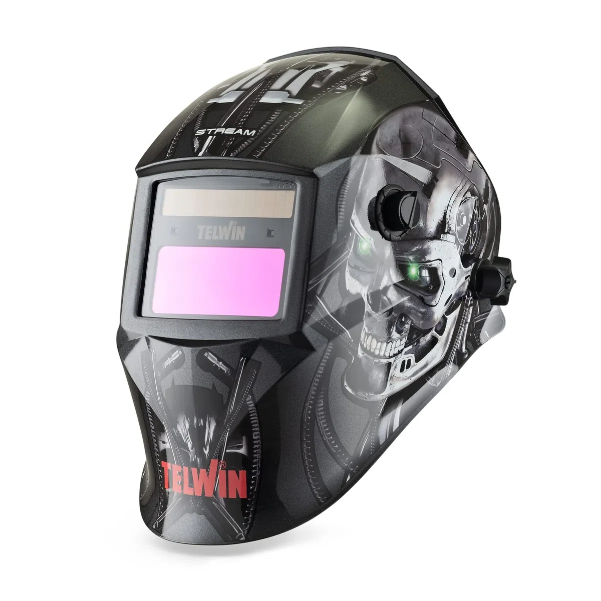 TELWIN 804234 STREAM ROBOT MASCHERA A CASCHETTO PER SALDATURA MMA/MIG-MAG/TIG