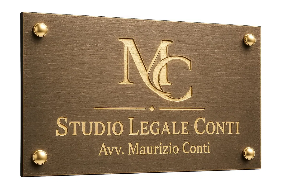 Targa in Ottone Personalizzata Incisa – Targa Professionale per Studio, Porta, Ufficio e Abitazione – Finitura Bronzata Opaca Premium – Personalizzabile con Nome, Logo e Testo – Made in Italy