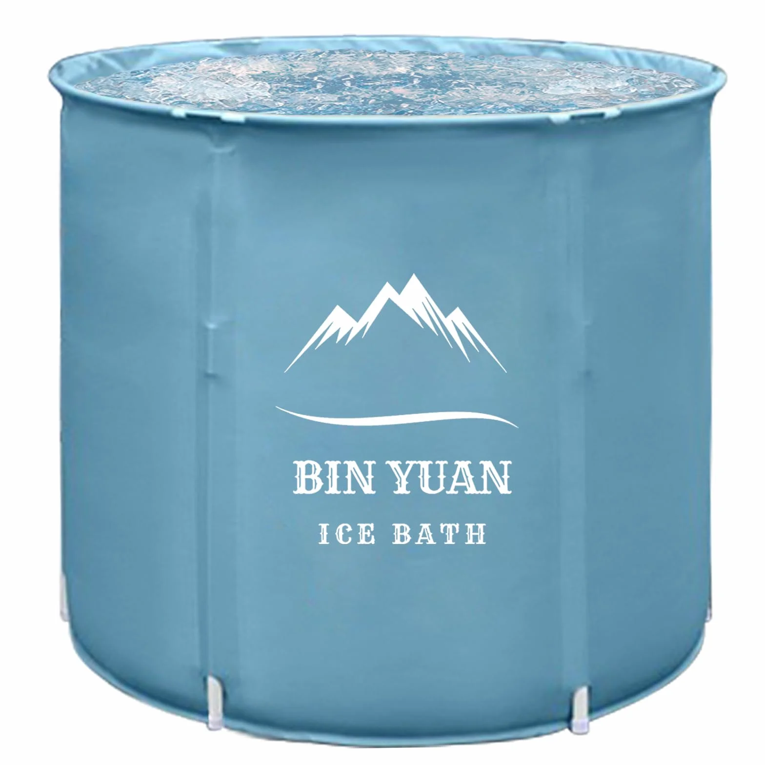 Vasca Da Bagno Ghiaccio Pieghevole Portatile per Adulti, 70x68cm Ice Bath Tub Freestanding, per Soaking Spa, Sale
