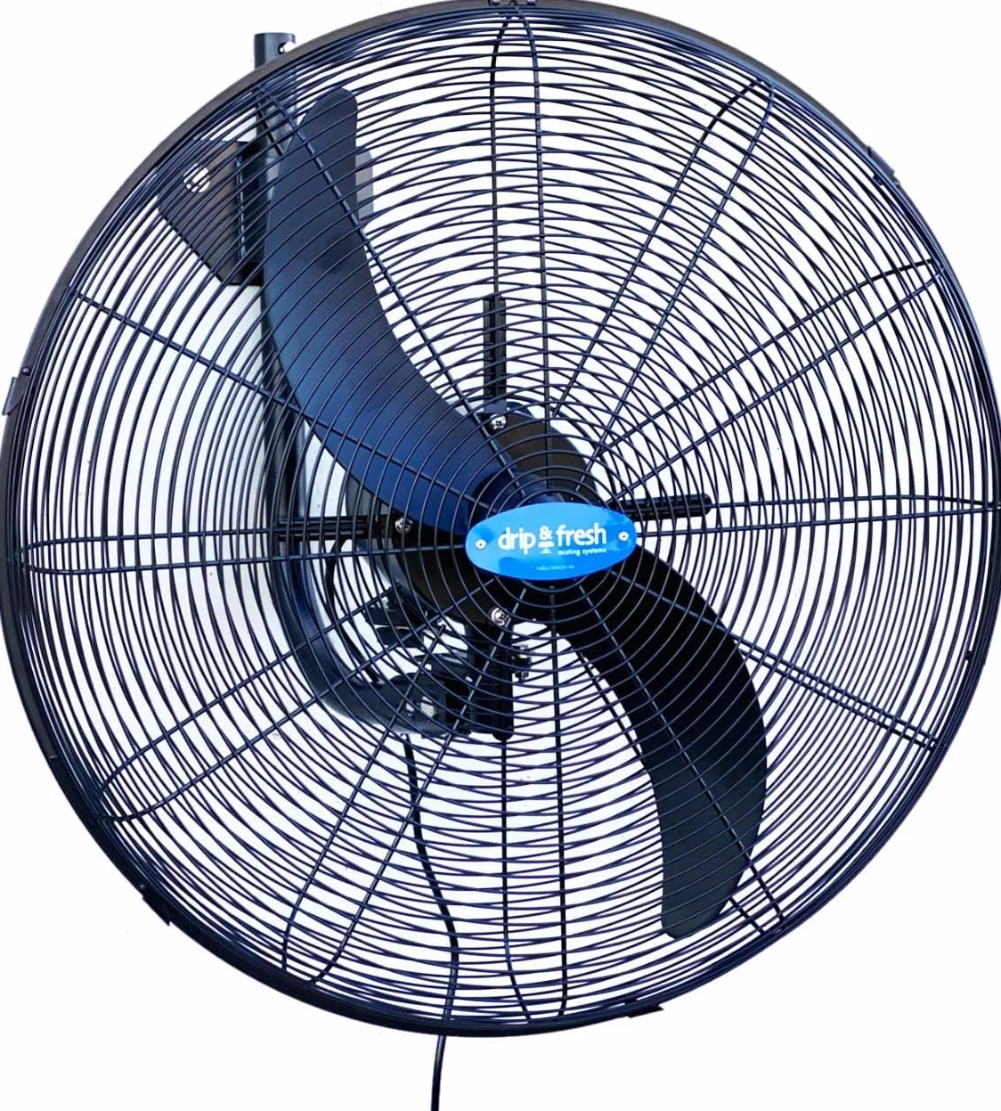 Drip&Fresh - Ventilatore a 2 Pale 24" con Supporto a Parete IP55 200W