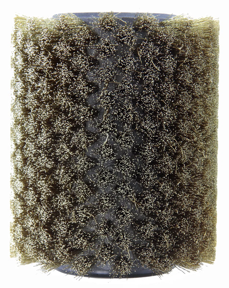 SOLDA' Spazzola roto con setole di ottone, lunga 100 mm