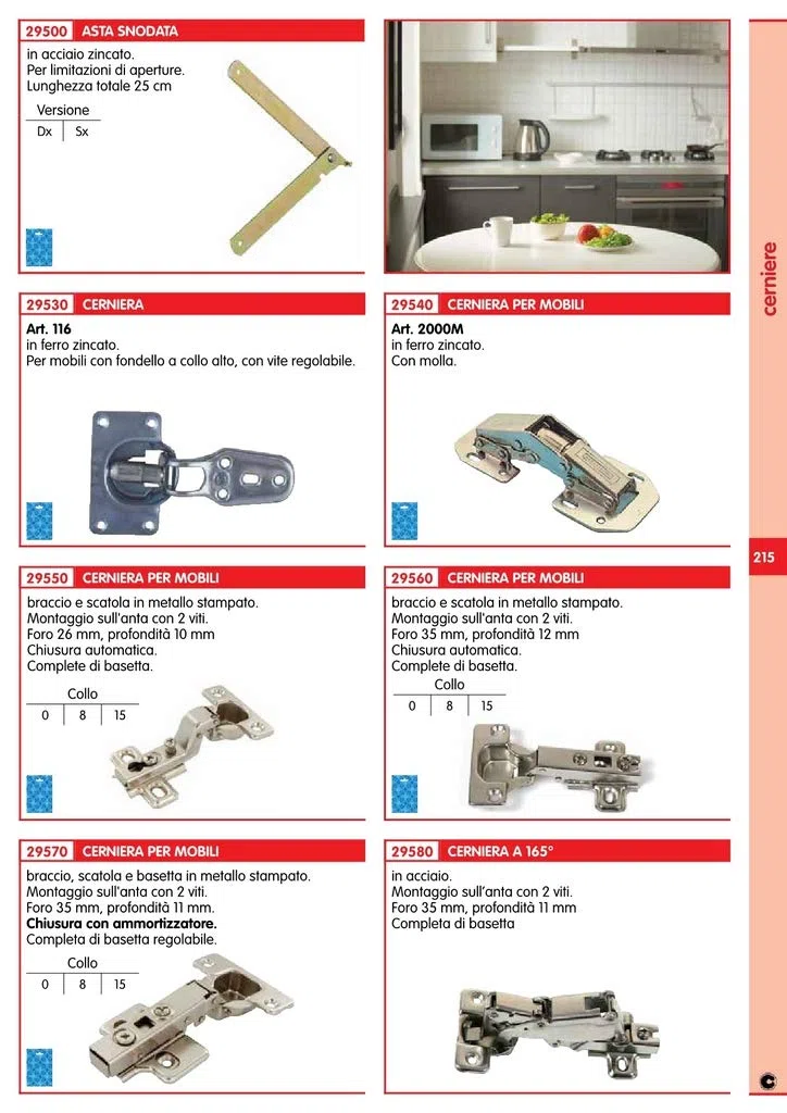 48PZ ASTE SNODATE IN ACCIAIO ZINCATO MM. 250 DESTRa