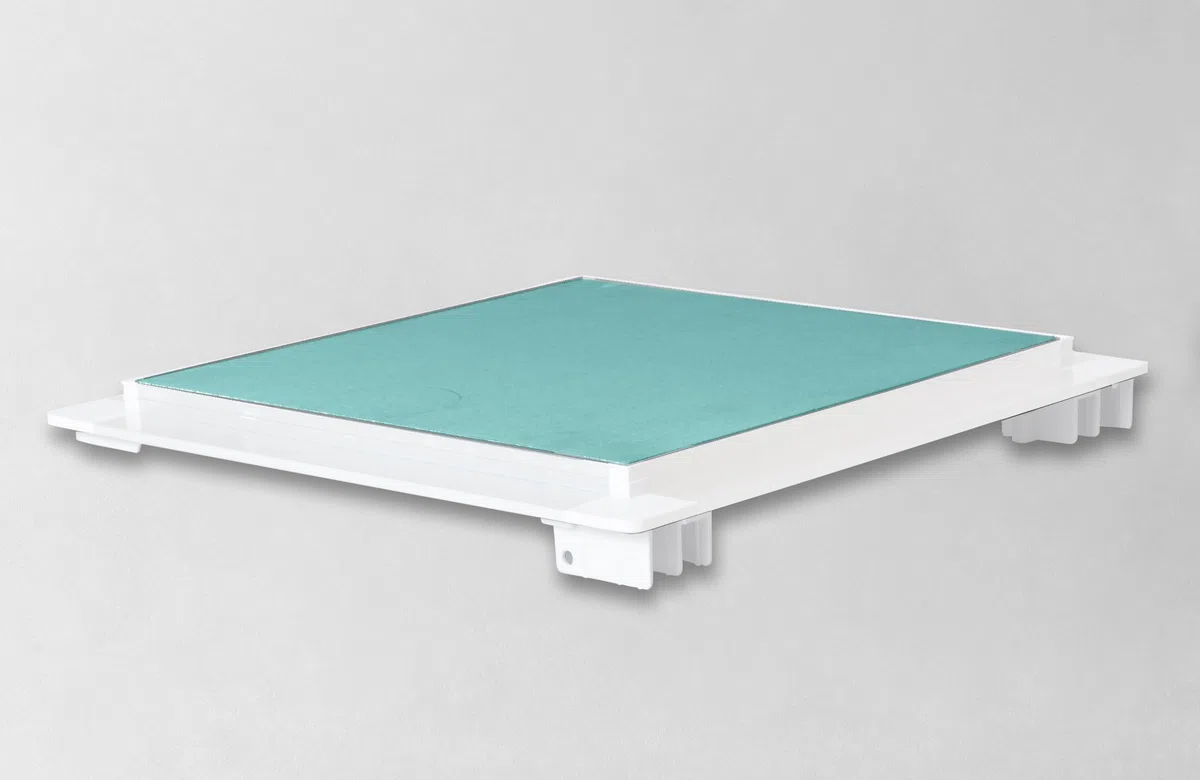 NAMCP04077BDW BOTOLA D'ISPEZIONE DOR IKA LASTRA 13 mm - 1 PZ - 30 x 70 cm TELAIO ALLUMINIO NATURALE VERNICIATO BIANCO - GUARNIZIONE E SPORTELLO in CARTONGESSO