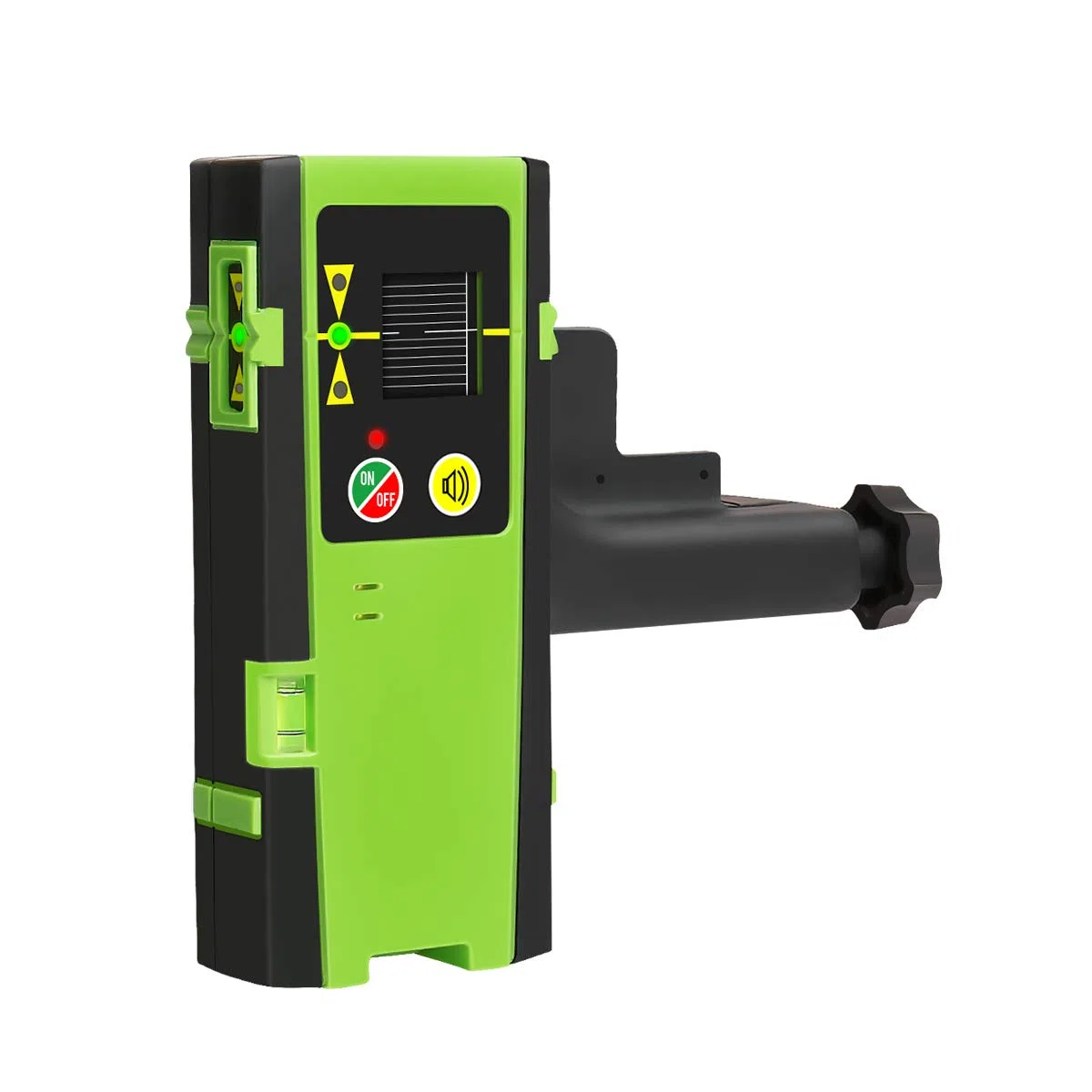 Huepar LR-6RG Ricevitore Laser per Huepar Livella laser a impulsi, Rileva Raggio Laser Rosso e Verde fino a 60m, Display a LED a tre lati, Timer di Spegnimento Automatico