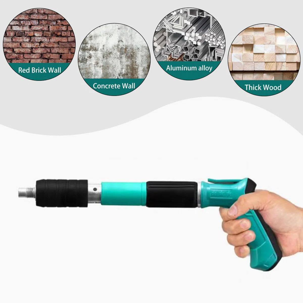 Pistola Sparachiodi Elettrica - Strumento Di Fissaggio Elettrico Portatile, Cucitrice Ad Alta Pressione, Dispositivo Di Riparazione Industriale, Cacciavite Potente, Kit Di Lavoro Professionale | Chiod