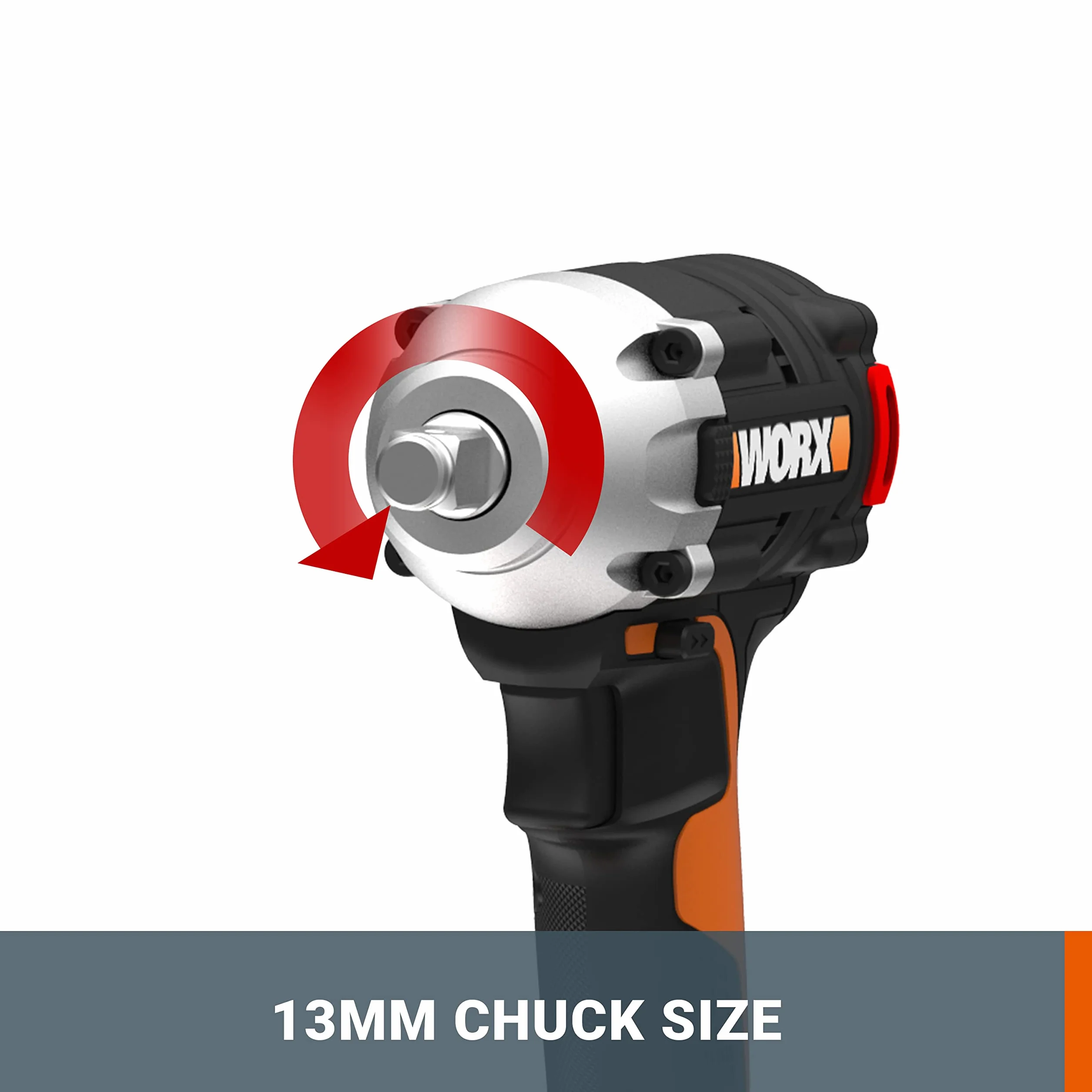 WORX WX272 NITRO avvitatore a percussione 20 V - 300 Nm, 3 vel., luce LED - vari lavori avvitamento - con batteria, caricatore