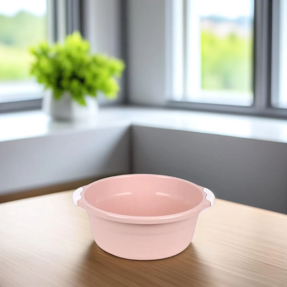 CLISPEED 2 Pezzi Bacino in Plastica Rosa per Lavare i Piedi e Viso, Multifunzione senza Odore, Materiale Pp Resistente per Bagno e Cucina