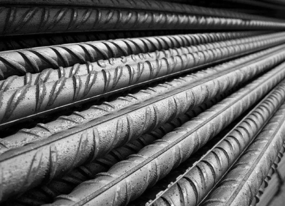 Rinforzo rinforzo in acciaio tondo per cemento armato per barre di cemento 10 pezzi di 8mm x 1 metro di lunghezza