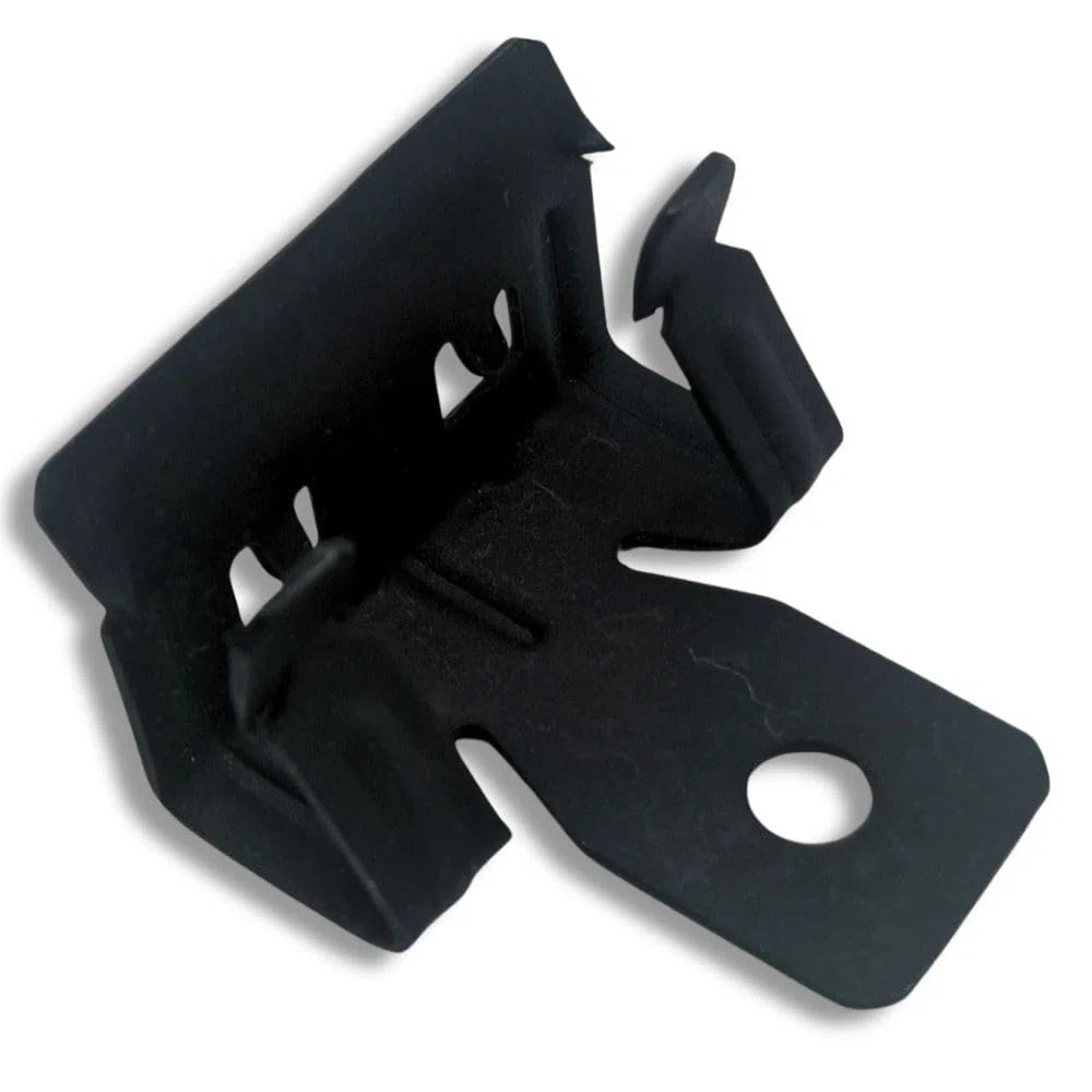 CLIP IN ACCIAIO PER FISSAGGIO SU TRAVE DI FERRO AD H (Per aletta da 4 a 10 mm)