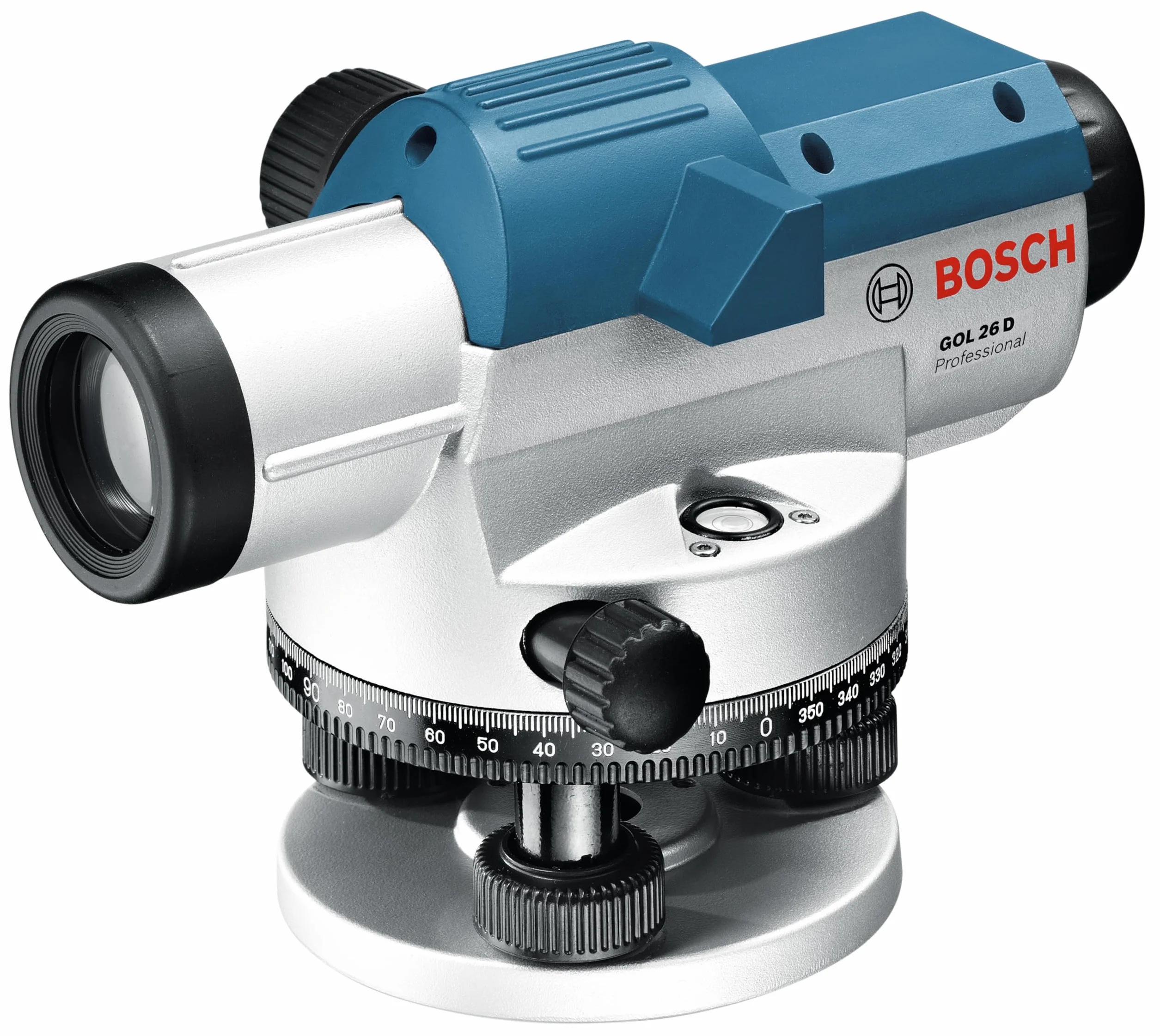 Bosch Professional Livella Ottica GOL 26 D (Ingrandimento 26X, Unità di Misura: 360 Gradi, Raggio D'Azione: Fino A 100 m, In Valigetta)
