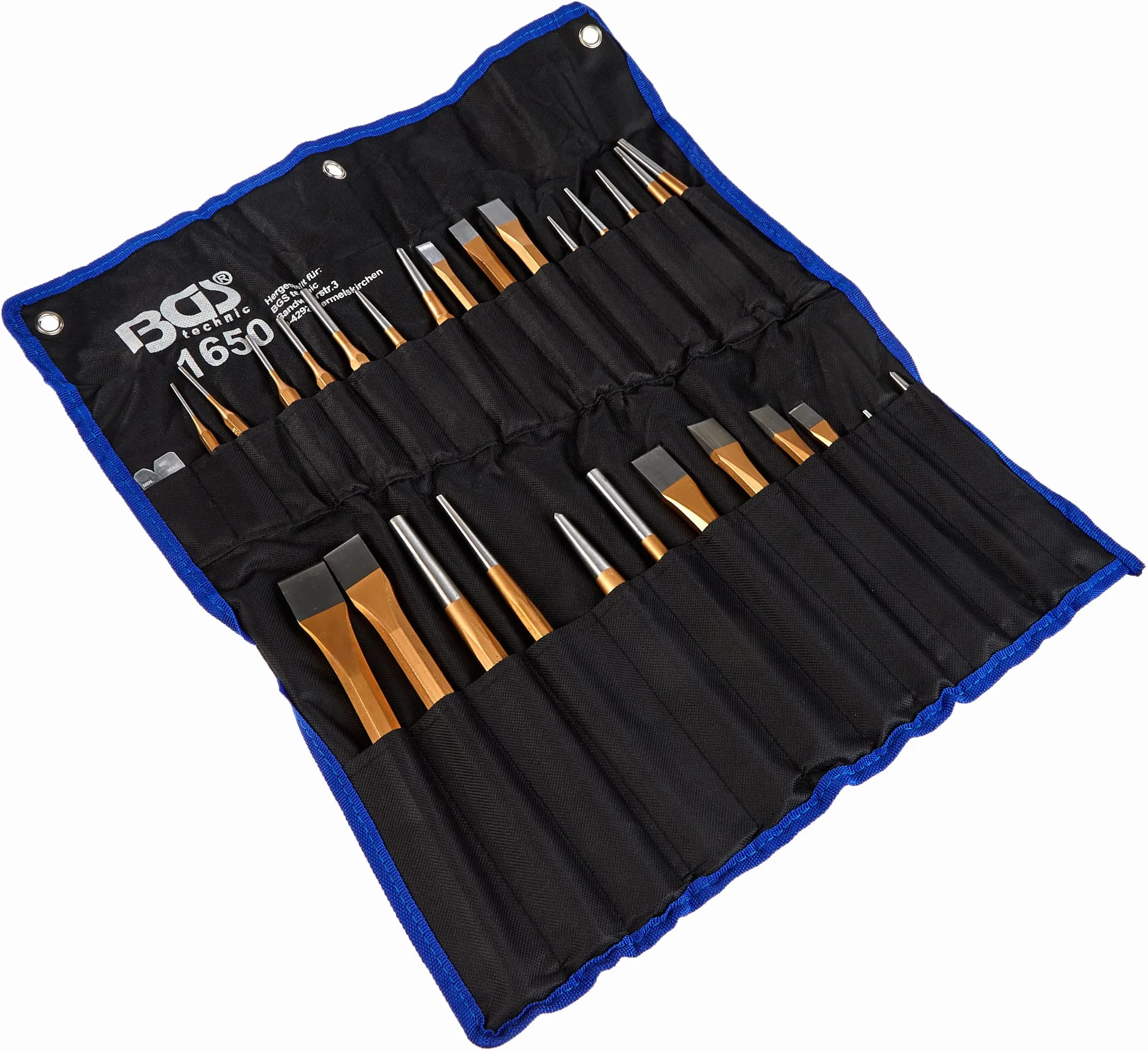 BGS 1650 | Serie di scalpelli e punzoni per freni | 28 pz.