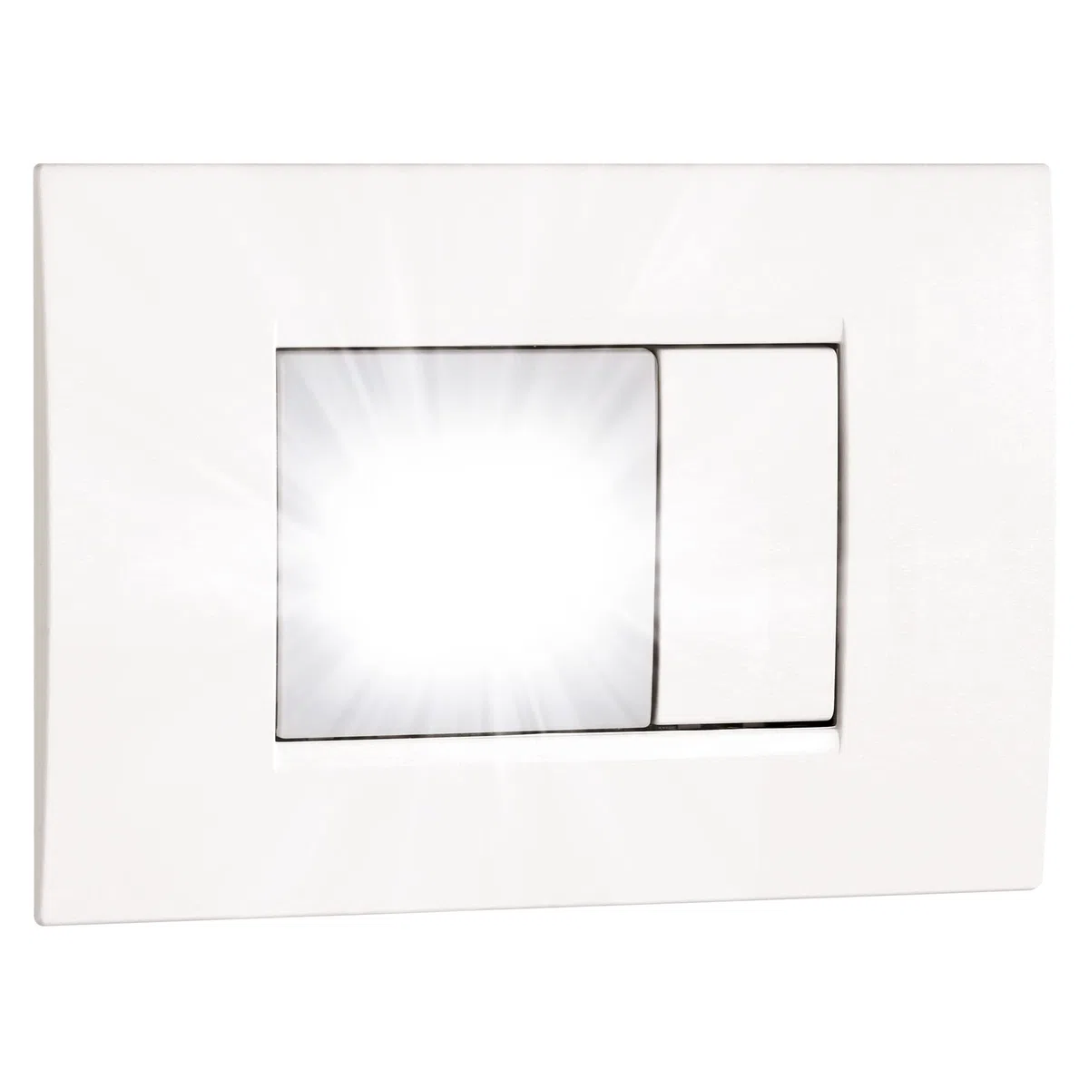 VEMER VE771300 ORION - Lampada di Emergenza da Incasso 2 Moduli, LED Bianco Opale per Blackout e Interruzioni di Corrente