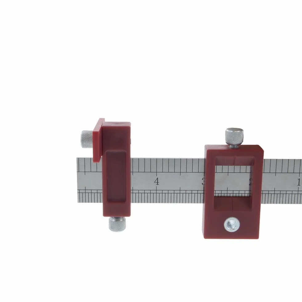 Milescraft 1340 Hardware Jig - Guida per trapano regolabile per installare rapidamente maniglie di armadio/cassetto, manopole e tiri. Modello hardware per armadietti, maschera guida foratura legno,