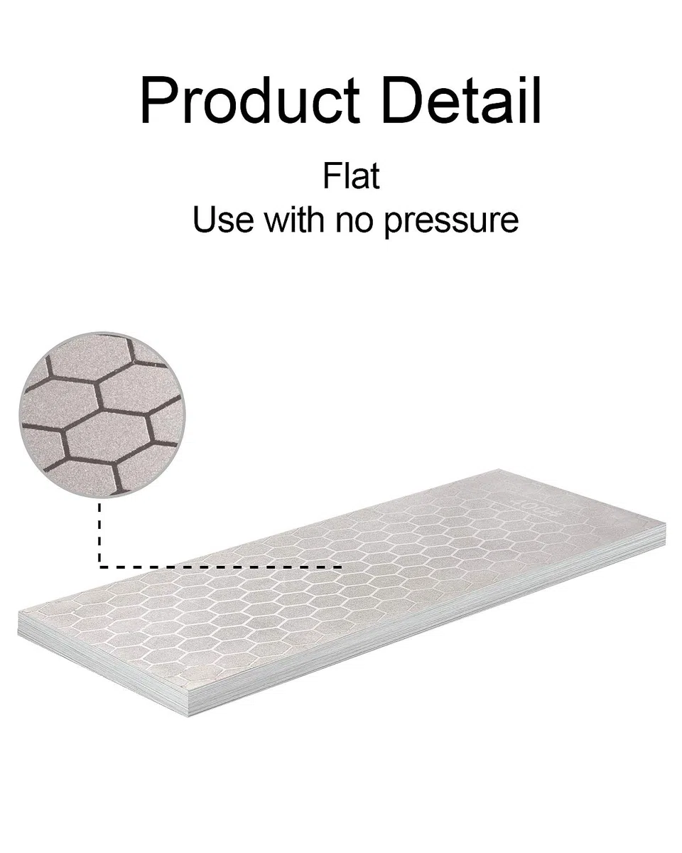 Diamond Stone 400/1000 Grit Sharpening Stone 20,3 cm Diamond Sharpener