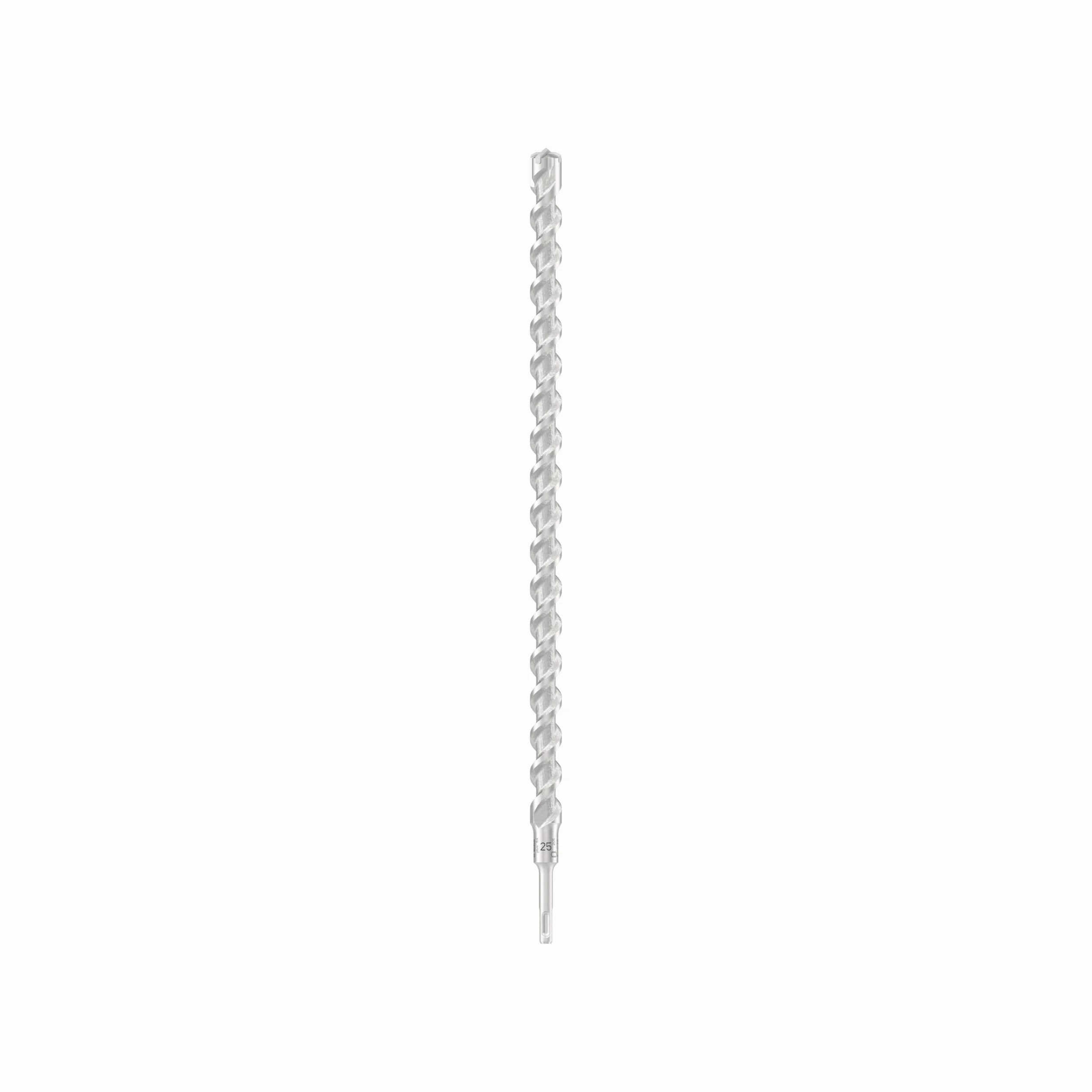 Bosch 1x Punta per martelli PRO SDS plus-5X (per Calcestruzzo armato, Calcestruzzo, Ø 25,00 mm, Professional Accessorio Martello perforatore)