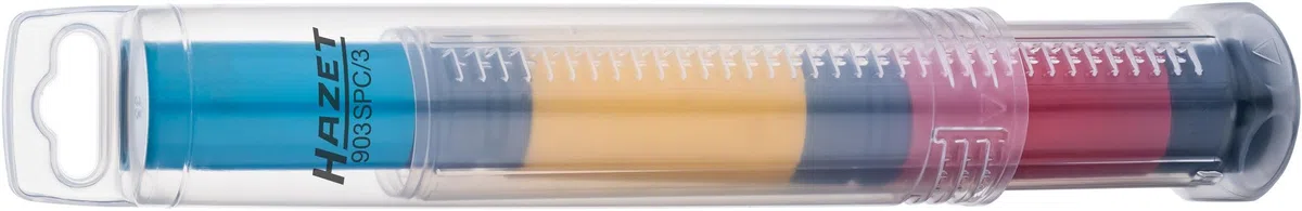 Hazet 903Spc/3 Inserto Chiave A Bussola Per Avvitatori Ad Impulso Esagonale, Multicolore, Attacco Quadro, Cavo, 12.5 mm 1/2 di Pollice