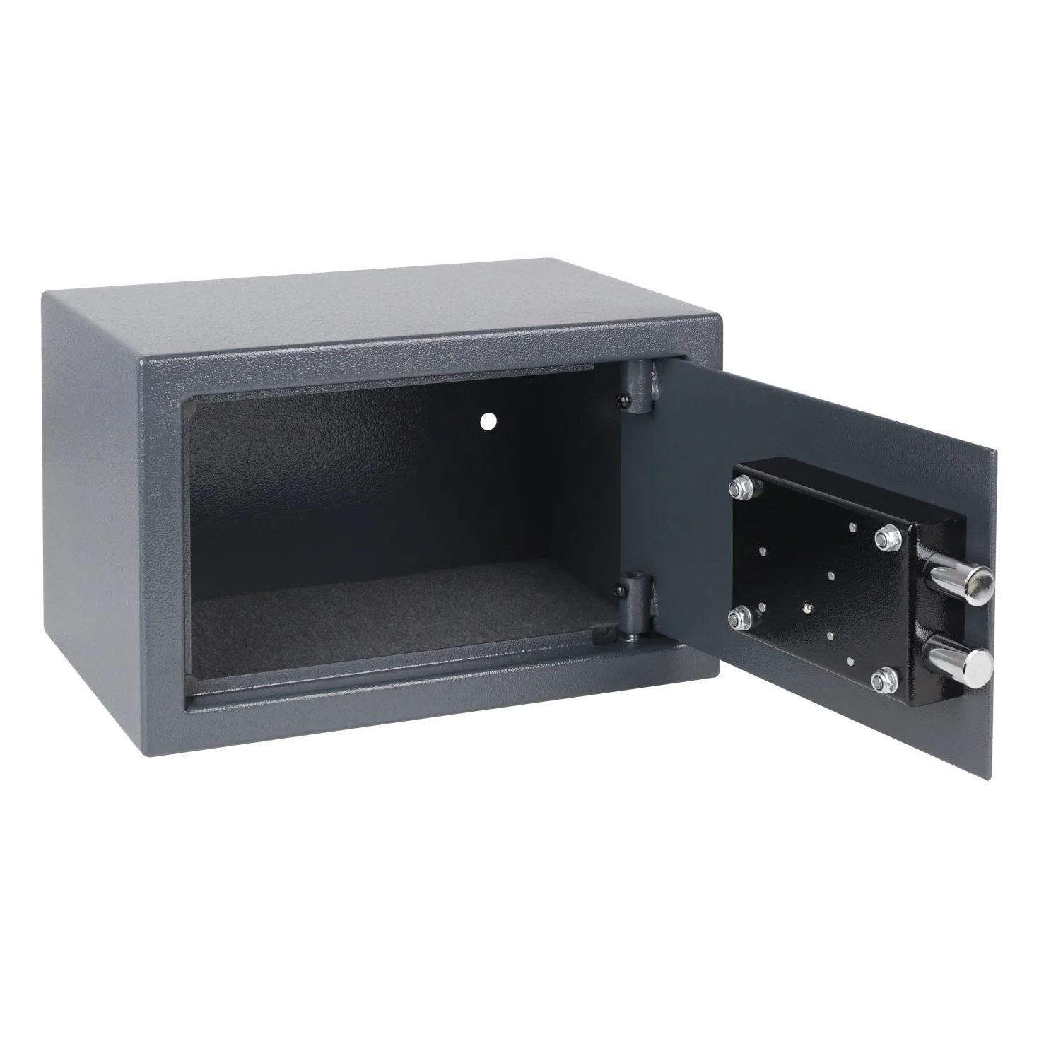 HMF Cassaforte a muro con chiave, cassaforte da armadio | 31 x 20 x 20 cm | Anthracite