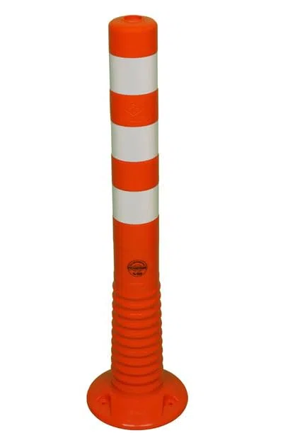 Posti flessibili – Elasto- (30-100 cm, diversi colori), 750mm, Arancione/Bianco., 1