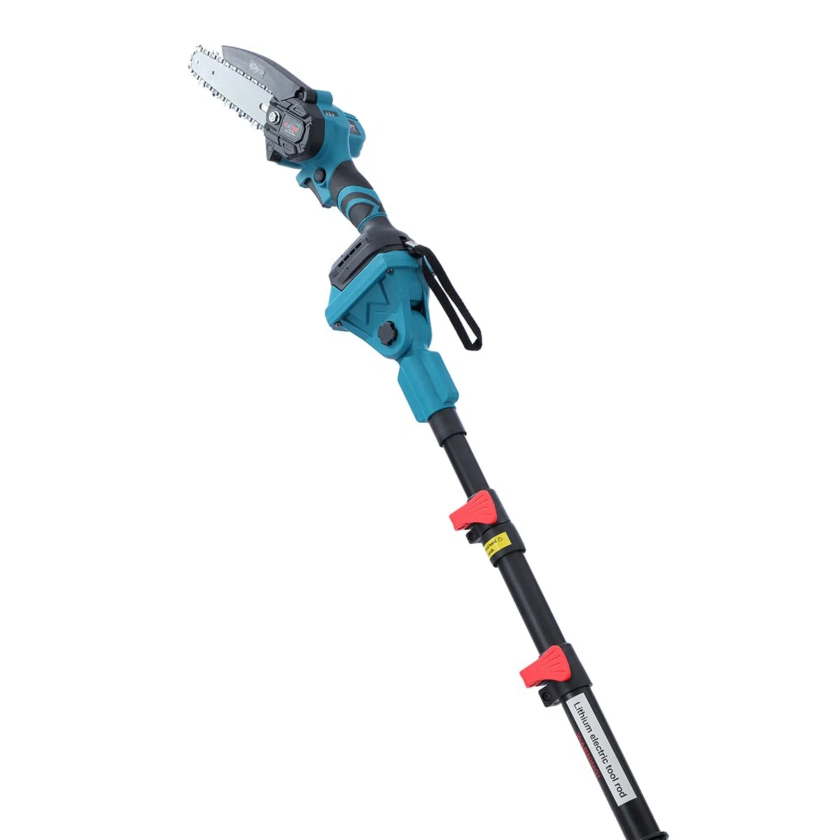 KATSU FIT-BAT 21V Motosega a Batteria Telescopica Esteso Fino a 253 cm Kit 3 in 1 con 3,0 Ah Batteria, Brushless Motosega e Forbice Potatura, per Potatura di Rami di Alberi