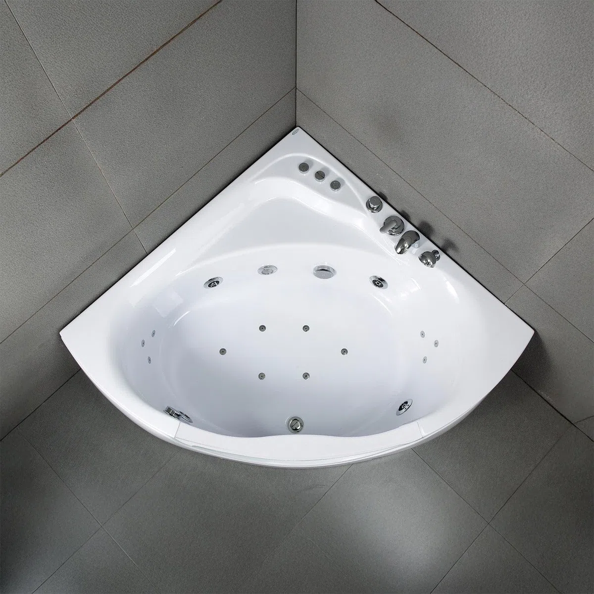SPALINA TASMANIE White Jets - Vasca idromassaggio oblò L 135 x l 135 cm, by