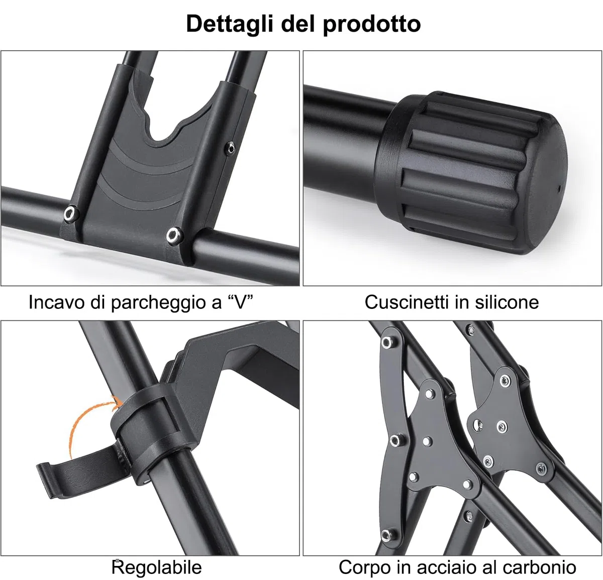 CXWXC Supporto per bicicletta da 20" a 29" e 730C MTB, pieghevole per bicicletta da corsa, per interni ed esterni (S101) (1, M)