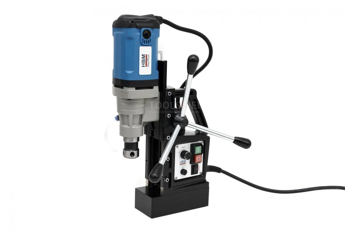 Trapano magnetico professionale HBM 35 mm a velocità variabile
